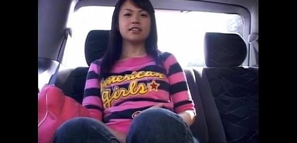  Aya Matsuki has bee stings sucked and slit aroused in the car